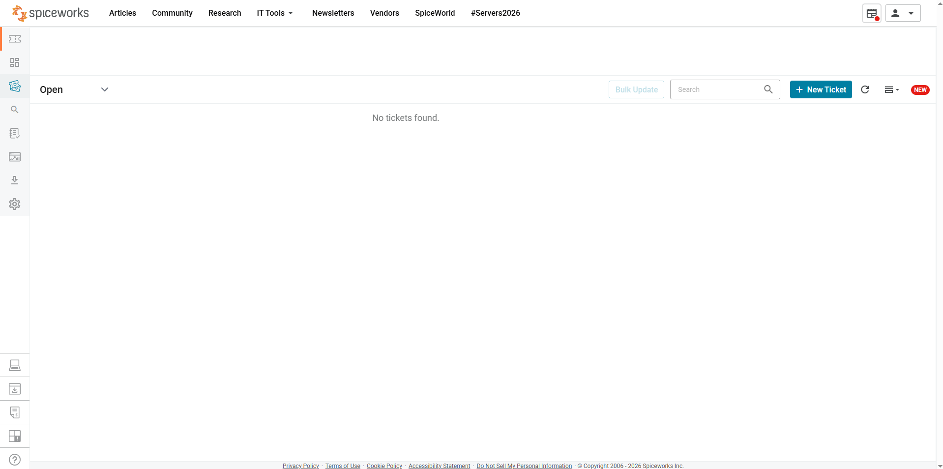 Help Desk Workspace & Queue Initialization